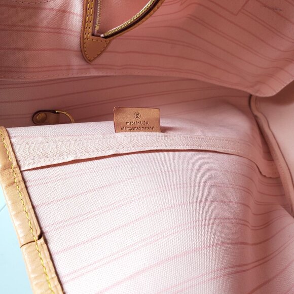 Louis Vuitton Neverfull GM Tote Bag In Damier Azur Canvas w/ Entrupy COA - Picture 11 of 16